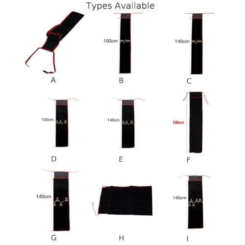 Cloth Fishing Rod Cover, Waterproof Oxford Cloth Fishing Rod Bag, Fishing Pole Sleeve, Scratch-proof Protective Bag For Fishing Rod, Protector Pouch Bags With 1-5 Compartments(B)