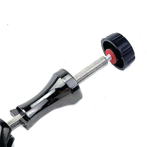 TEQIN Fishing Spinning Reel Lightweight Metal Single Rocker Arm, Replacement Power Handle Grip, DIY Modification - Red, Large - color: Red Large