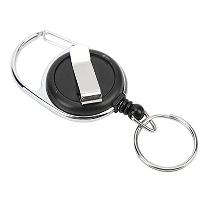 Fly Fishing Retractor Retractable Steel Wire Tool Clip Gear Jets for Anglers