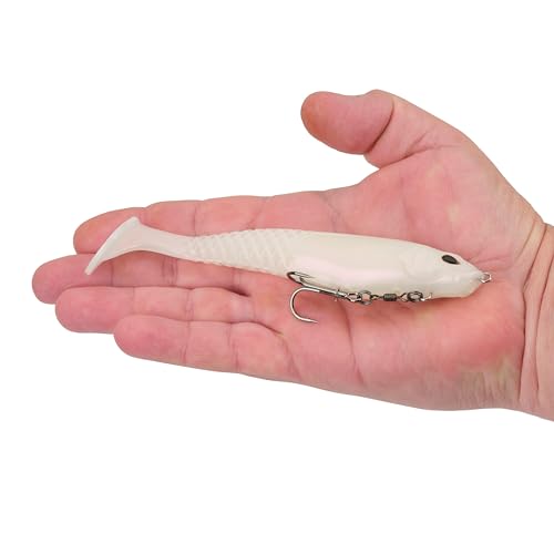 Berkley PowerBait CullShad Fishing Soft Bait - color: Albino, size: 6 in (1.2 oz)
