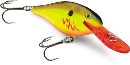Rapala Shad Rap 05 Fishing Lures - color: Bleeding Hot Olive