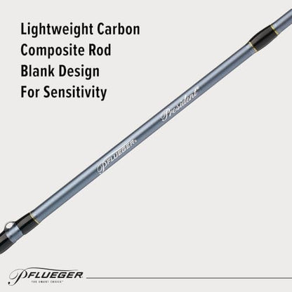 Pflueger President Spinning Rod - size: 6'6" - Medium Heavy - 1pc