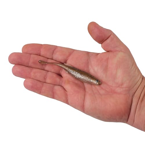 Berkley PowerBait Drip Minnow Fishing Soft Bait - color: Tennessee Shad, size: 4"