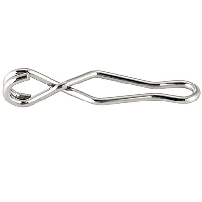 Dr.Fish 20 Pack Speed Clips Stainless Steel Fishing Clips Quick Change Lure Clips Fishing Snaps Freshwater Crankbait Snaps - size: 22LB-0.6"
