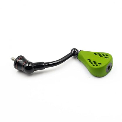 63mm Replacement Fishing Reel Handle with TPE Knob 35mm Compatible for Shimano Stradic FL/FM Stella Vanford Vanquish Nasci - color: Green