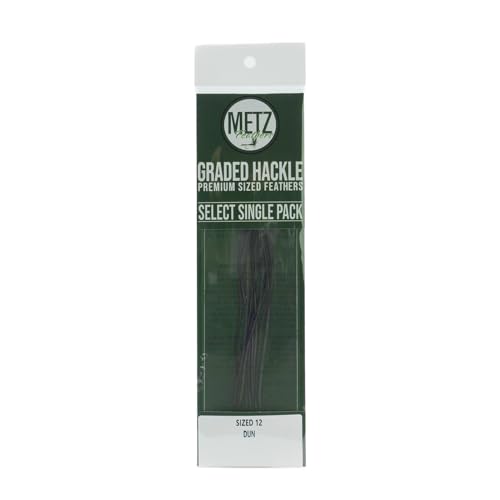 Metz Select Hackle Single Pack - color: Dun, size: 12