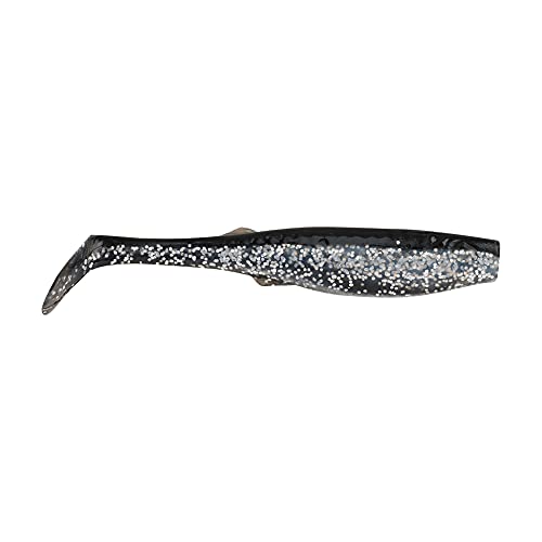 Berkley Gulp! Paddleshad Fishing Soft Bait - color: Black Silver, size: 3"