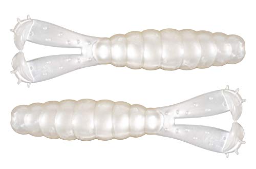 Z-MAN Goat 3 3/4 inch Soft Plastic Grub 4 Pack - style: Pearl