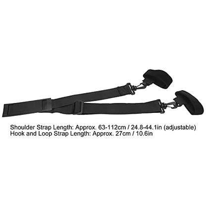 Fishing Rod Shoulder Strap | Adjustable Sling Band for 2 + Rods | Convenient Carry Belt for Travel/Hiking/Boating | Lightweight Nylon & EVA Material | 63-112cm Length