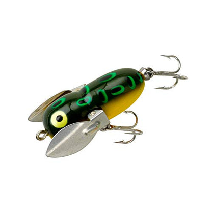 Heddon Crazy Crawler Wild-Action Topwater Fishing Lure - color: Bullfrog, size: Tiny Crazy Crawler (1/4 oz)
