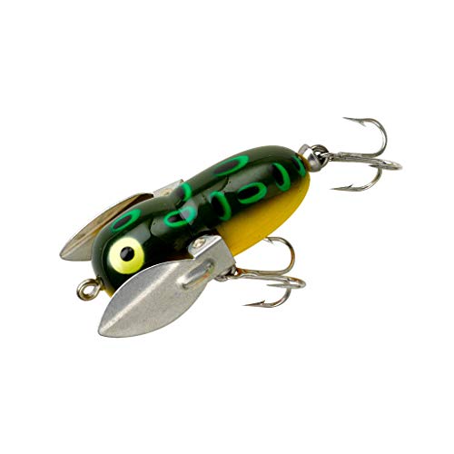 Heddon Crazy Crawler Wild-Action Topwater Fishing Lure - color: Bullfrog, size: Tiny Crazy Crawler (1/4 oz)