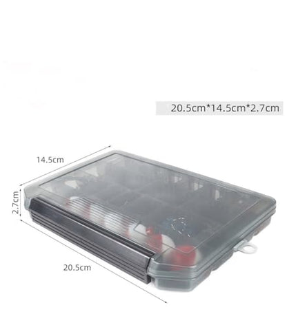 228-Piece Compartment Box Fishing Tackle Kit Contains Hooks, Sinkers, Beads, Swivels, Snaps & Assorted Terminal Rig Accessories, Nice Fishing Gift for Men