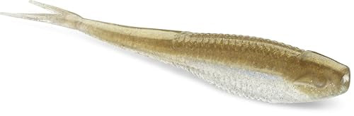 CrushCity Jerk Soft Plastic Jerkbait Minnow, Erratic Darting Action for Weightless & Jig Head Bass Fishing - color: Tennessee Shad