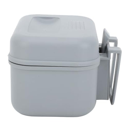 Haofy Bait Holder, Secure Fishing Bait Station Grey Heat Lightweight for Outdoor (S)