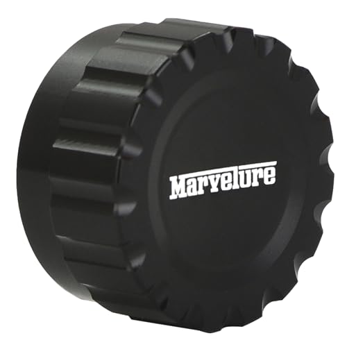 Tension Mechanical Brake Knob, Zero Adjuster Cap, Compatible for Shimano Curado MGL, SLX DC, SLX DC XT Baitcasting Reels - color: Full Black