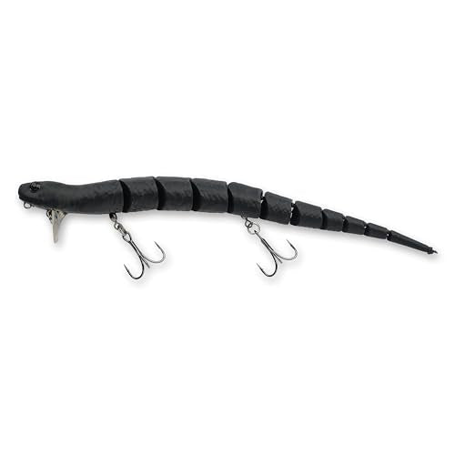 Savage Gear 3D Wake Snake Fishing Hard Bait - color: Black Snake, size: 12 in - 2 oz