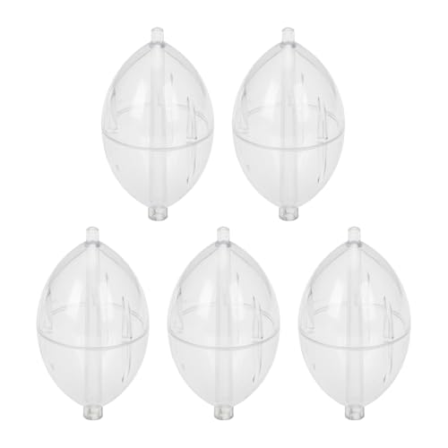 5Pcs FishingsCastings Bobbers Float Fishing Clear Float Plastics Oval Strikes Indicator Easy to Use