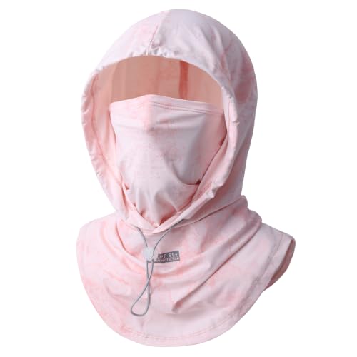 Cooling Breathable Balaclava Mask Sun UV Protection Sun Face Shield for Men Women Fishing Cycling Motorcycle Skiing Hiking - color: Pink