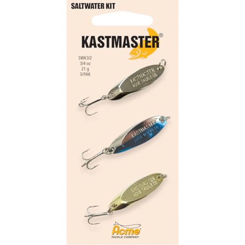 Acme Kastmaster Saltwater Kit - size: 3/4 oz