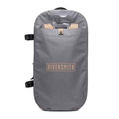 RiverSmith Waterproof Duffel Bag with Rod Tube Holders, Lightweight Fishing Travel Duffel with Backpack Straps, Durable Gear Bag for Fly Fishing, Boating & Adventure Travel (Shadow Kelp, 45L) - color: Shadow Kelp