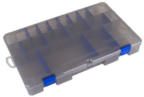 Flambeau Outdoors Zerust MAX 5003ZM Tuff Tainer - Partial Bulk Storage Compartment Section, 25 Compartments and 15 Removable Dividers 14.25" L x 9.125" W x 2" D Fishing and Tackle Storage Utility Box - size: 5003ZM - 14.25" x 9.125" x 2"
