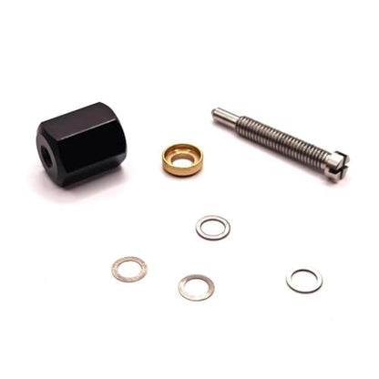 Wire Removal Tool with 4 Metal Gaskets for Fishing Reels, Replace Inner Beas, Stainless Steel Washers 0.1mm & 0.5mm