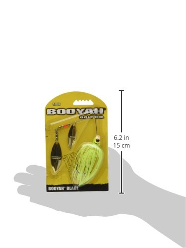 Booyah Blade Spinner-Bait Bass Fishing Lure - color: Chartreuse, style: Double Willow (3/8 Oz)