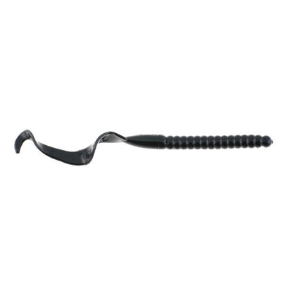 Berkley PowerBait Power Worms Fishing Soft Bait - color: Black, size: 10" (8 Count)
