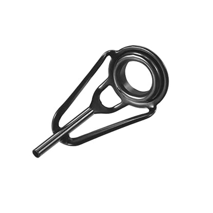 PATIKIL Tube Dia Fishing Rod Tips Repair Kit, Stainless Steel Black Guide Ring for Fishing - size: 1.2mm