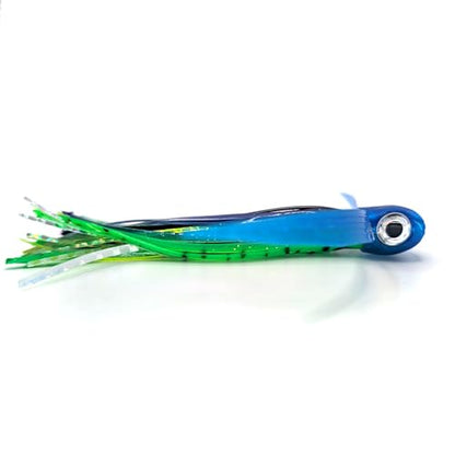 Saltwater Big Game Fishing Lure, for Offshore trolling (FlyBoy) - color: Blue Green Speckle