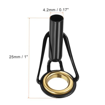 PATIKIL Fishing Rod Tips Repair Kit Stainless Steel Ring Guide for Saltwater Freshwater Fishing - size: 4.2mm