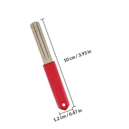 IMIKEYA Portable Fishhook File Dual-Sided Hook Sharpener Tool with Adamas Material for Fishing Hooks, User-Friendly Design for Outdoor Activities and Camping, for Anglers and Fishing