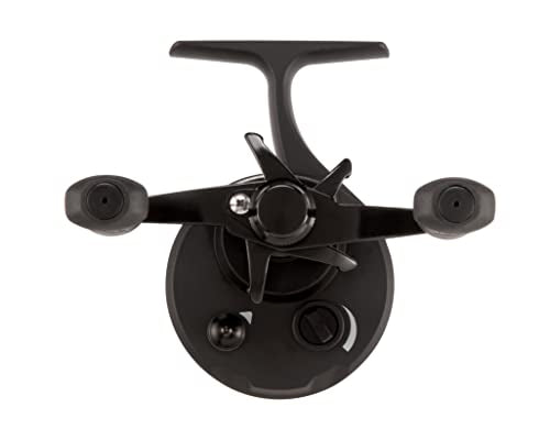 13 Fishing - Descent - Inline Ice Fishing Reel - 2.7:1 Gear Ratio - Left Hand Retrieve (Gen 2) - D2-2.7-LH, Black