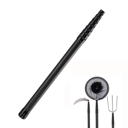 Carbon Fiber Telescoping Fishing Landing Net with Collapsible Pole and Lightweight Folding Frame, 33lb Load Bearing 2.4m Length - color: 2.4m