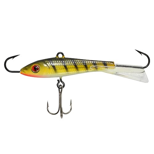 Northland Tackle Puppets - color: UV Green Perch, size: 1 OZ