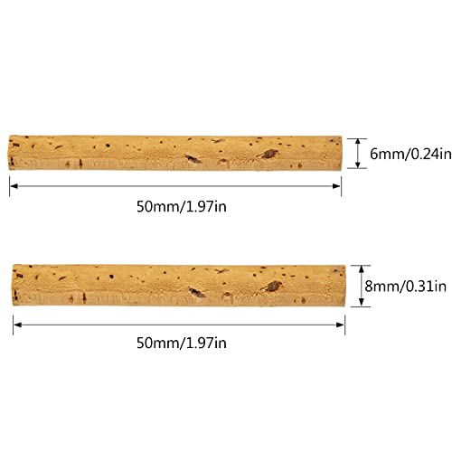 10Pcs Cork Wood Float Sticks Diameter 6mm & 8mm for Lures Carp Baits Outdoor Carp Fishing Tackle Accessories