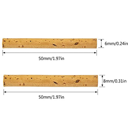 10Pcs Cork Wood Float Sticks Diameter 6mm & 8mm for Lures Carp Baits Outdoor Carp Fishing Tackle Accessories