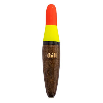 Thill Thill Gold Medal Center Slider Premium Balsa Fishing Float - color: Orange, Yellow, Brown, size: 3 3/8", 12BB