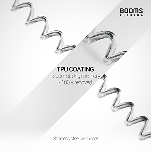 Booms Fishing T01 Coiled Lanyards for Fishing Rods and Fly Fishing Nets