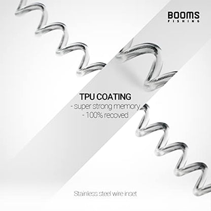 Booms Fishing T01 Coiled Lanyards for Fishing Rods and Fly Fishing Nets