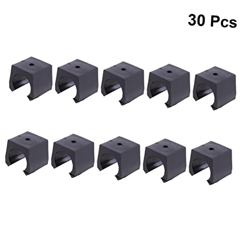 UPKOCH 30pcs Fishing Rod Storage -mounted Organizer Plastic Rod Holders for Home Office Snooker Club Horizontal Clamp Display - size: Size 6