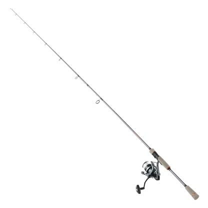 VEVOR Rod and Fishing Reel Combo, IM6 Fiberglass & Carbon Fiber Spinning Rod and Reel Combo, Bass Fishing Pole with 6.5 ft Two-Piece Rods, 6+1 Ball Bearings, Stainless Steel Guides with Ceramic Rings