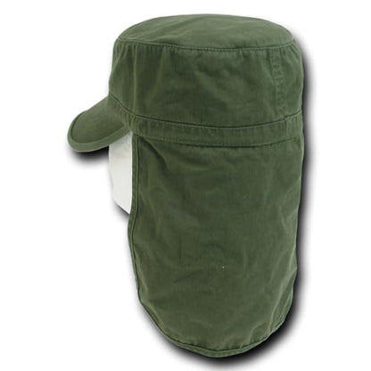 Rapiddominance Foreign Legion Cap - color: Olive, size: Small-Medium
