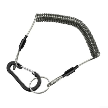 For Fishing Magnetic Release Clip and 1 5m Lanyard, Ideal for For Fishing Nets and Pliers, Enhanced Steel Wire Performance (1.5M)