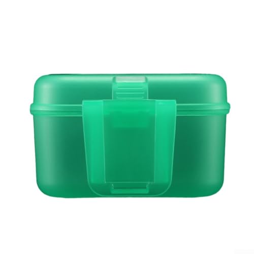 Worm Container Fishing Bait Box, Ventilated Live Bait Storage Case with Waist Buckle, Plastic Lure Holder for Red Worms and Shrimp