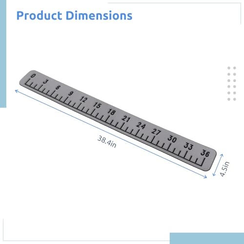36‘’ Fish Ruler for Boat EVA Foam Fish Measuring Tape with Self-Adhesive Backing Measurement Tool for Fish Boat, Fish Measurement Tape Sticker Tool for Boats Sailboats Yachts Kayaks