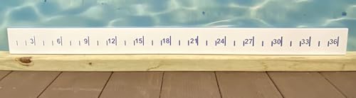 Starboard Fish Measuring Board, 36" Fish Bump Board, Fish Ruler for Boat, Convenient Measuring Tool