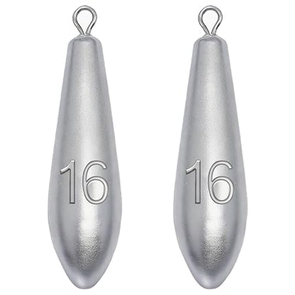 Drop Shot Fishing Weights Sinkers for Saltwater Freshwater Fishing - style: 16 Ounce-2pcs