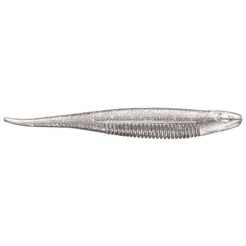 Strike King Strike King Spotlight Shim-E Minnow Fishing Lure, Soft Plastic Jerkbait, 6-Pack - color: Carolina Chrome, size: 5"