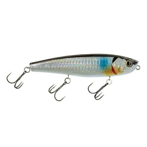 Duckett Fishing Super Sound 110 Topwater, High-Impact Walking Lure for Attracting Aggressive Bass Strikes - color: Holo Shad, size: 110 mm